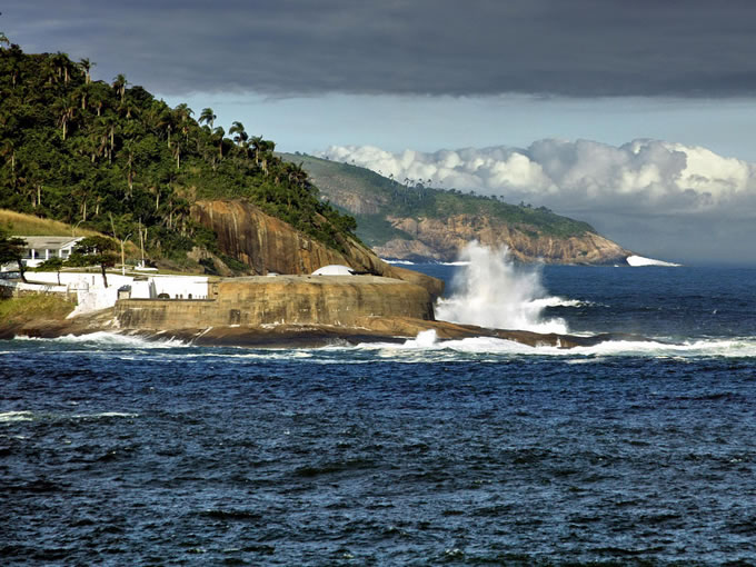 Forte do Imbuhy foi construído em 1863 (Imagem: Niterói TV)